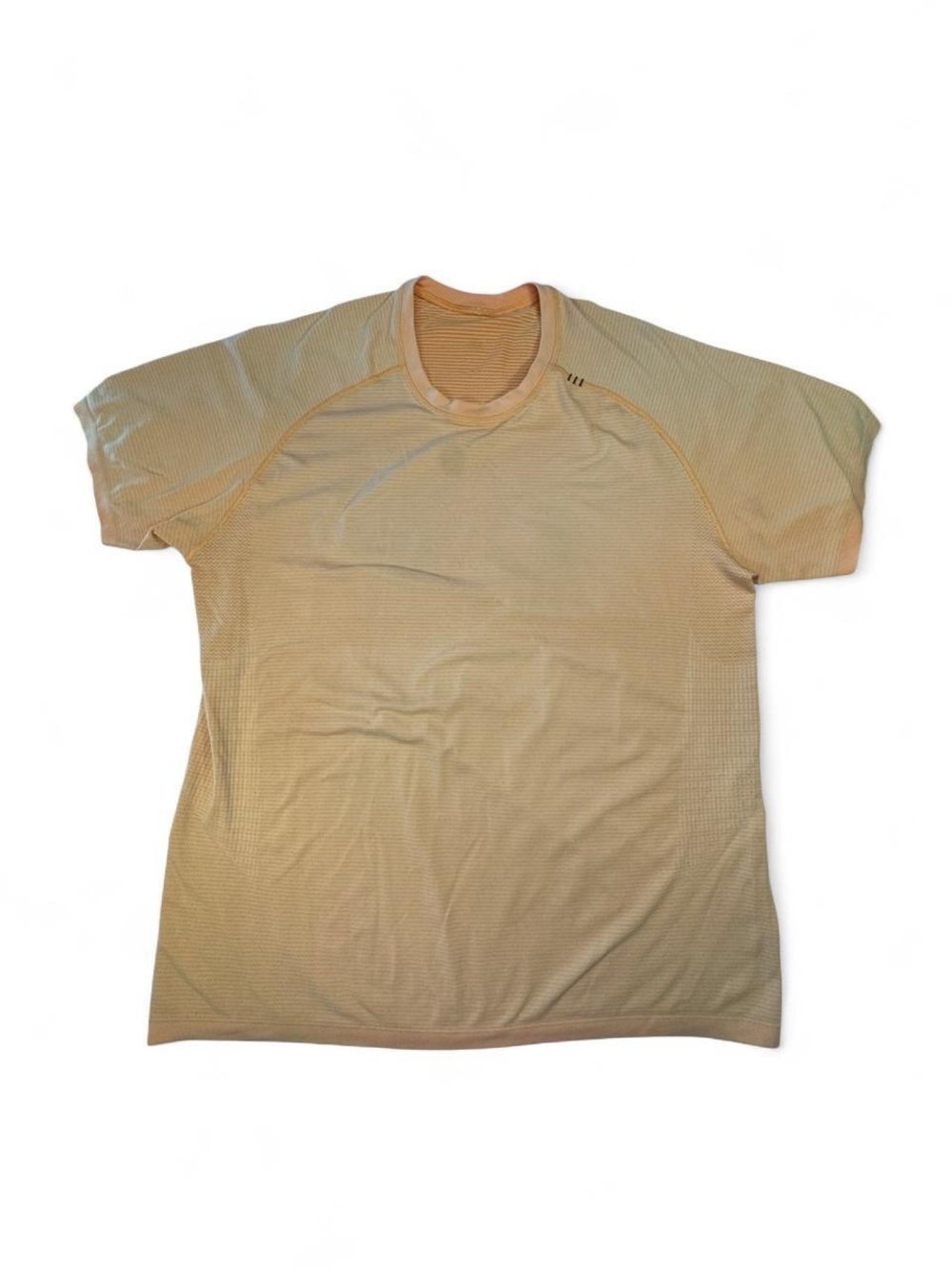Lululemon Metal Vent Tech Short Sleeve Shirt Orange XL